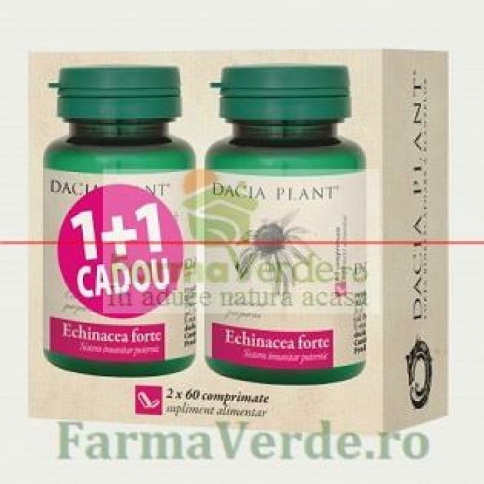 Echinacea Forte 60 Comprimate DaciaPlant PROMO! 1+1 GRATIS