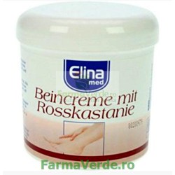 Crema pentru picioare cu extract de Castana salbatica 250ml ELINA MED