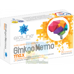 Ginkgo Memo Max 30 comprimate ACHelcor