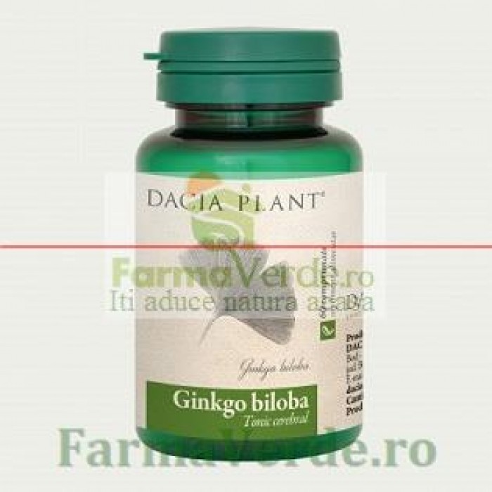 Ginkgo Biloba 60 Comprimate DaciaPlant