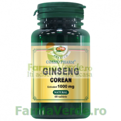 Ginseng Corean 1000 mg 60 capsule Cosmo Pharm