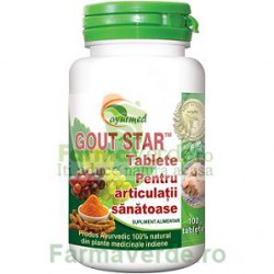 Gout Star Articulatii Sanatoase 100 comprimate Ayurmed Star International