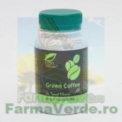 Green Coffee Fit Cafea Verde cu Ceai Verde si Guarana 60 capsule ProNatura Medica