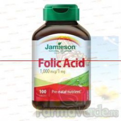 JAMIESON Acid Folic 1mg 100 tablete