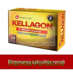Kellagon Litiaza Renala-Diuretic 30 capsule Sprint Pharma
