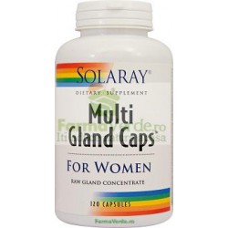 Multi Gland Caps Female Femei 90 capsule Dereglari Hormonale Solaray Secom