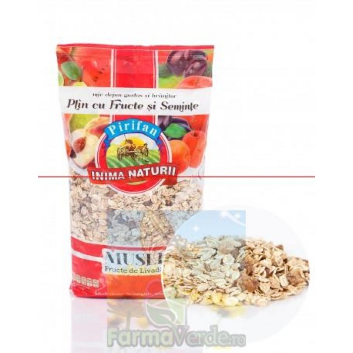 Musli Cereale Fructe de Livada 250 gr Pirifan