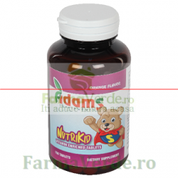 NutriKid Complex de Vitamine Pentru Copii 30 tablete masticabile Adams Vision