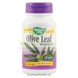 Olive Leaf 20% SE 60 capsule vegetale Nature's Way Secom