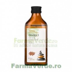 Omega 3 Ulei de In presat la Rece 250 ml Alevia