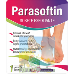 Parasoftin sosete exfoliante pentru picioare frumoase 1 pereche Zdrovit Adex Cosmetics