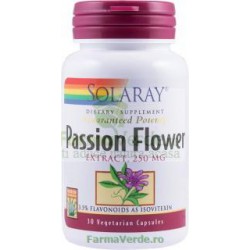 PASSION FLOWER Floarea-pasiunii 30 capsule vegetale Secom