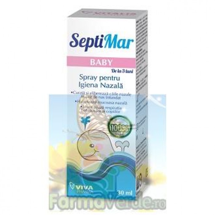 Septimar Baby Apa de Mare Izotona 100 ml Vitalia Pharma
