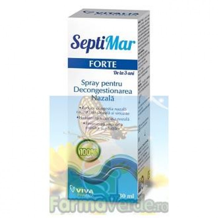 Septimar Forte Apa de Mare Hipertona 100 ml Vitalia Pharma