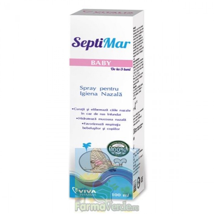 SeptiMar Baby Spray pentru igiena nazala 30 ml Vitalia Pharma