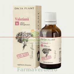 Tinctura Valeriana Fara Alcool 50 ml Dacia Plant
