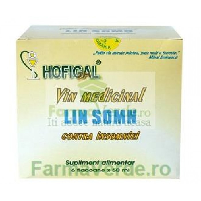 Vin medicinal Lin Somn 6 monodoze x 50 ml Hofigal