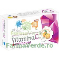 Vitamina C cu echinacea 30 comprimate ACHelcor