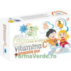 Vitamina C + Propolis Pur Pentru Copii 30 comprimate de supt ACHelcor