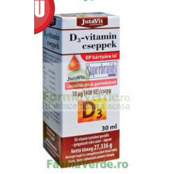 Vitamina D3 Picaturi 30 ml Jutavit Magnacum Med