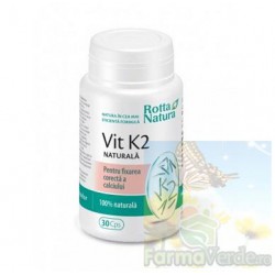 Vitamina K2 naturala 30 capsule Rotta Natura
