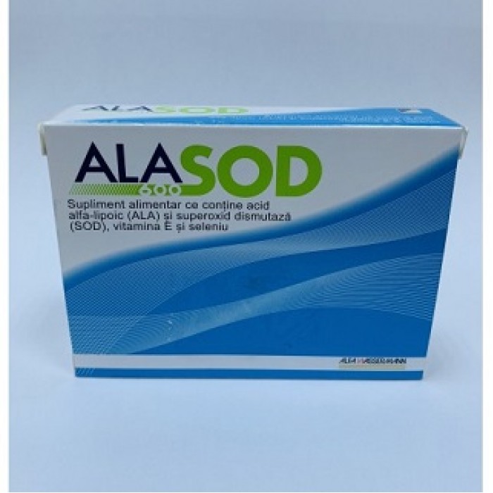 ALA SOD 600 acid alfa-lipoic 600 mg 20 tablete Alfa Wassermann