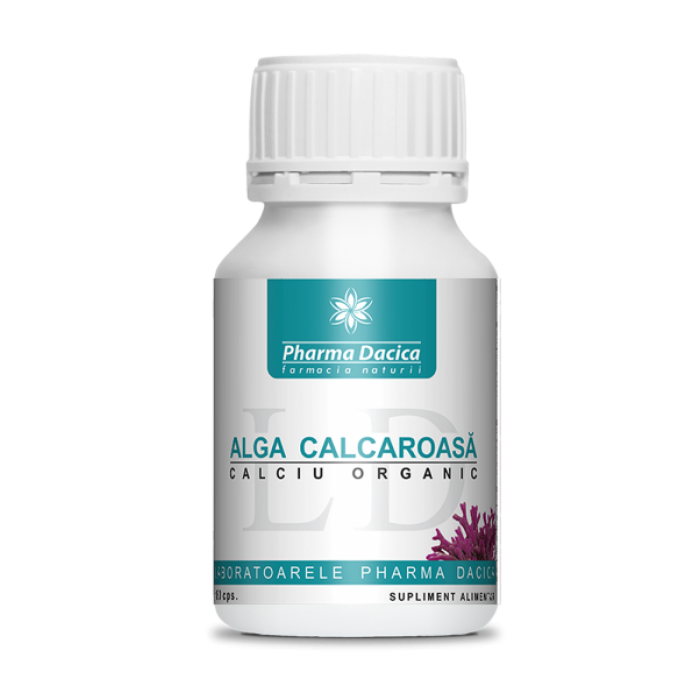 Alga Calcaroasa Calciu Organic 180 Capsule Pharma Dacica