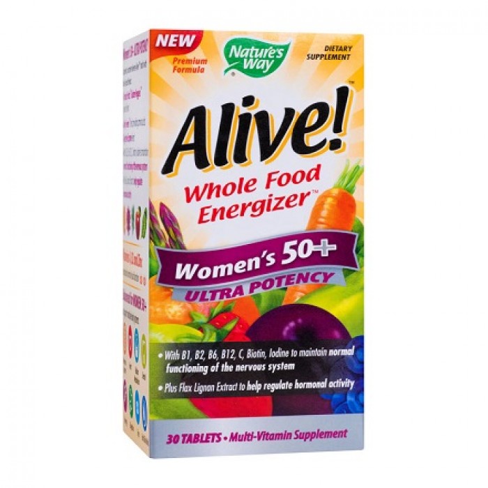 Alive Women’s Vitamine pentru Ultra Protectie 50 ani+ 30 tablete Secom