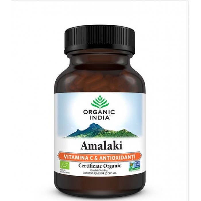 Amalaki Vitamina C & Antioxidanti Naturali 60 capsule Organic India