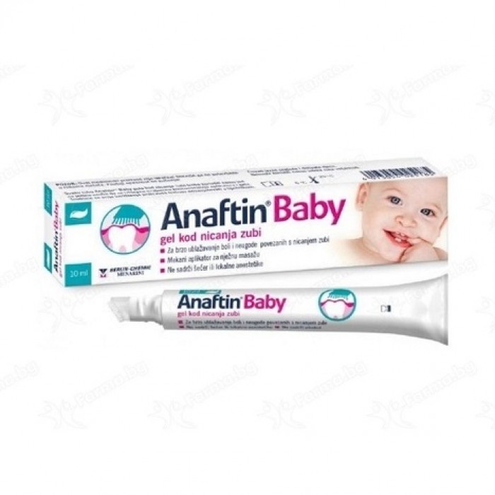 Anaftin Baby Gel gingival pentru dureri eruptii dentare 10 ml Baerlin Chemie