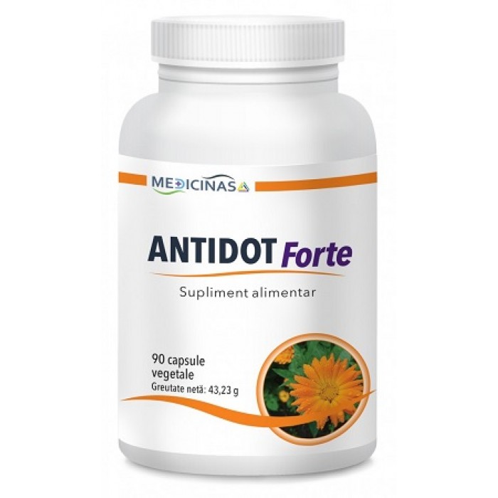 Antidot Forte virusul HIV,Borelioza,Candida 90 capsule vegetale Medicinas