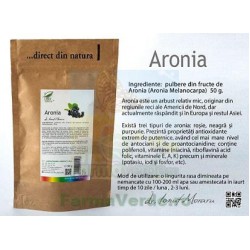 Aronia pulbere fructe Aronia Melanocarpa 50 gr ProNatura