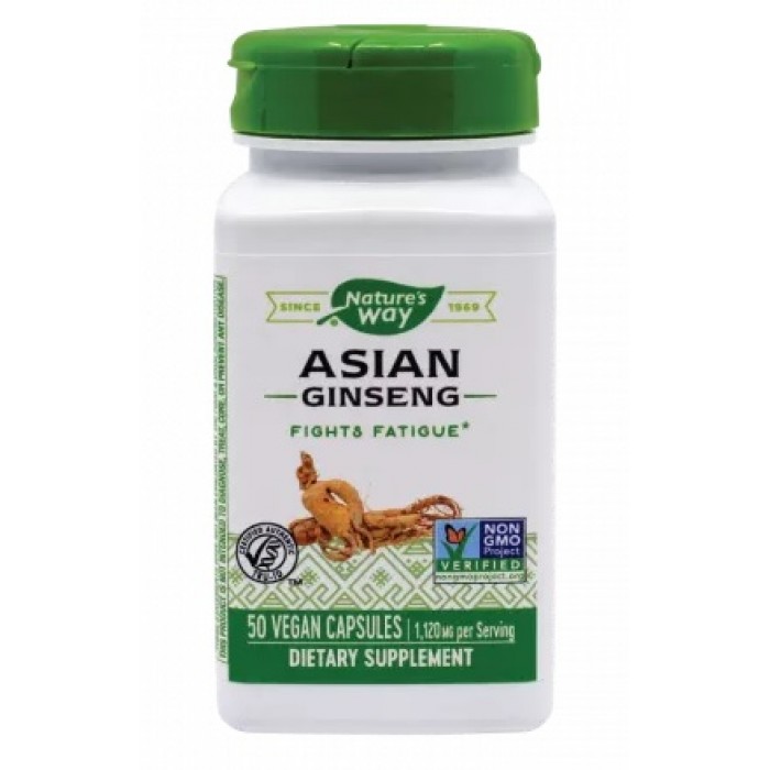 ASIAN GINSENG 560 mg 50 capsule Nature's Way Secom