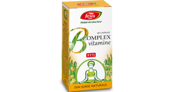 B Complex Vitamine Naturale 60 Capsule Fares