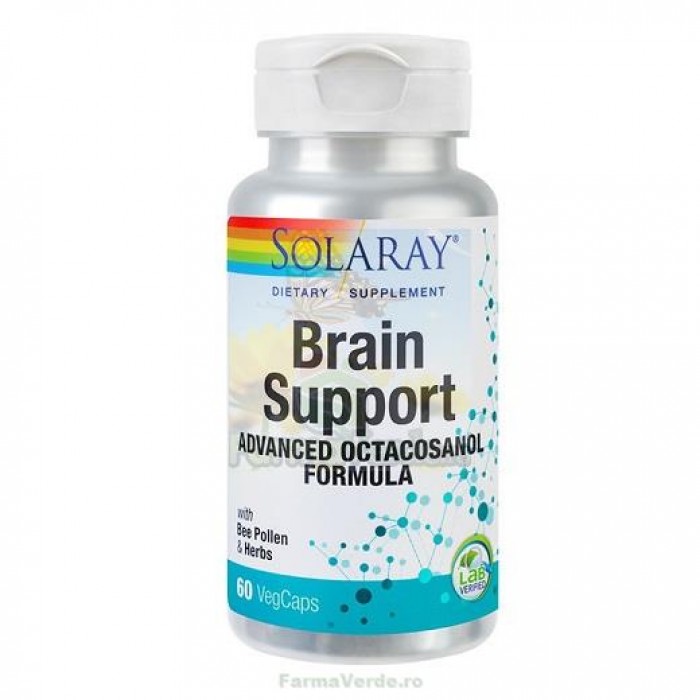 Brain Support Memorie si Concentrare 60 capsule vegetale Solaray Secom