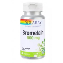 BROMELAIN 500 mg (Enzime ananas) Digestie Usoara 30 capsule Secom