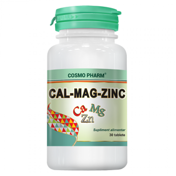 Calciu Magneziu Zinc 30 comprimate Cosmopharm