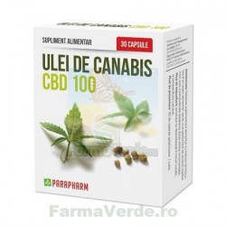 Ulei de Canabis (Canepa) CBD 100 30 capsule Cannabis Sativa QuantumPharm
