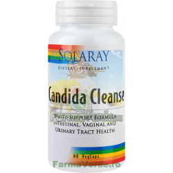 Candida Cleanse 60 capsule vegetale Solaray Secom
