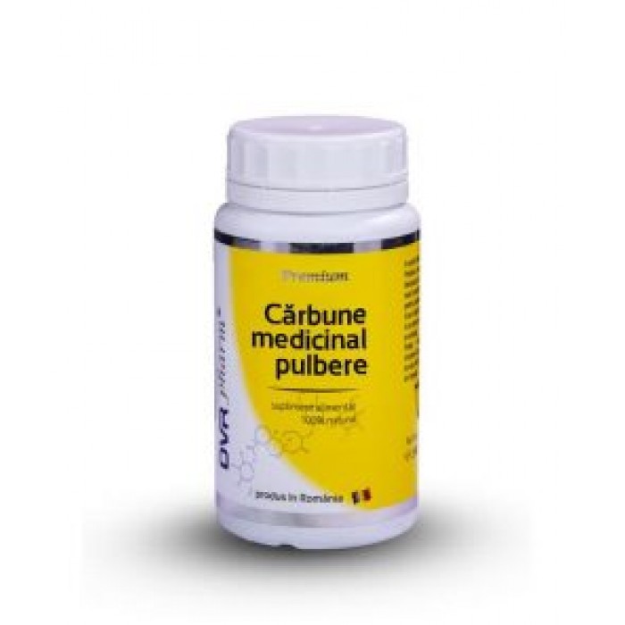 Carbune medicinal pulbere 200 gr Dvr Pharm