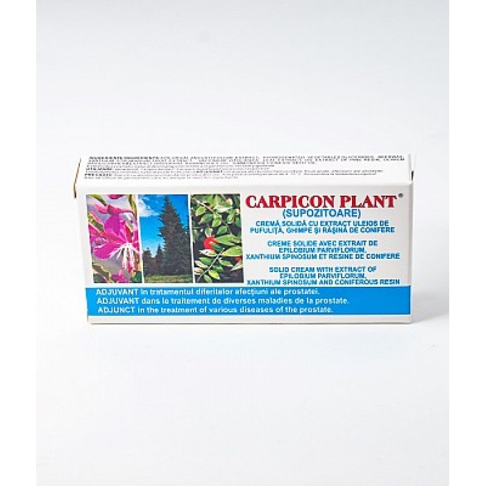 Carpicon Plant 10 Supozitoare 1 g ELZIN PLANT