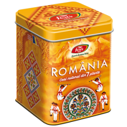 Ceai Suvenir Romania galben din 7plante 75gr Fares