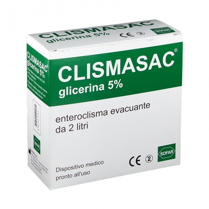  Enteroclisma evacuanta Clismasac glicerina 5%, 2000 ml, Sofar