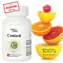 C Natural Vitamine si Minerale 60 comprimate DaciaPlant