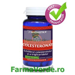 Colesteronat Scade valorile colesterolului 60 capsule Herbagetica