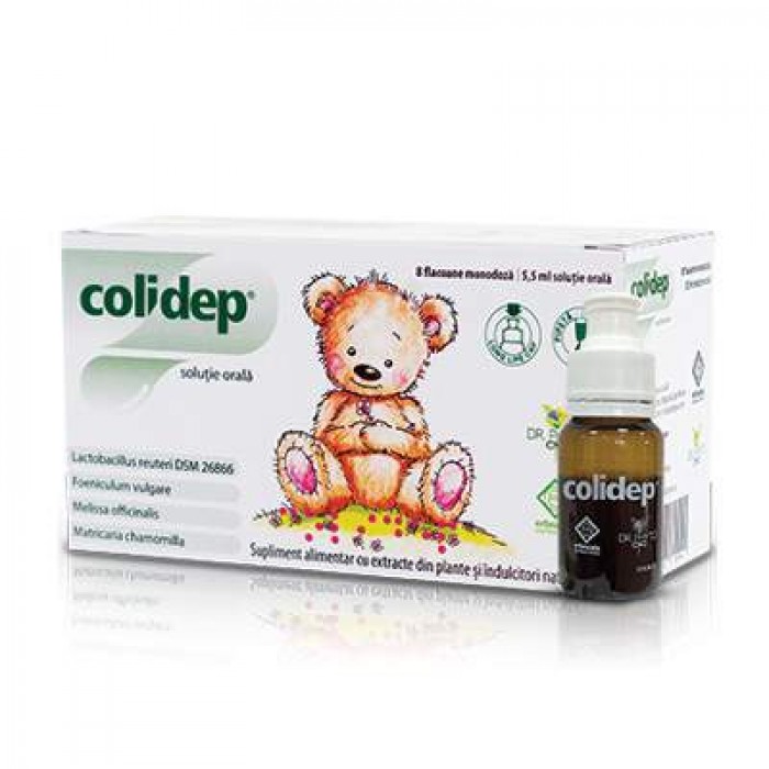 Colidep Solutie Copii Probiotice 8 flacoane a cate 5.5 ml  DrPhyto