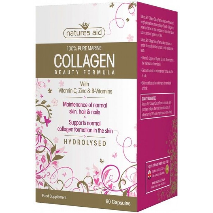 Collagen Beauty Formula 90 capsule Tratament 3 luni Natures Aid