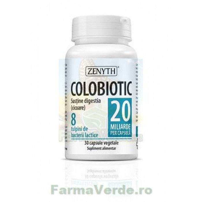 Colobiotic Probiotic 20 mld. CFU 30 capsule vegetale Zenyth Pharmaceuticals