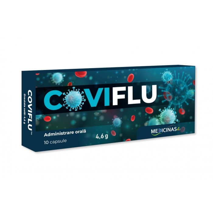 CoviFlu 10 Capsule Antiviral Natural Medicinas