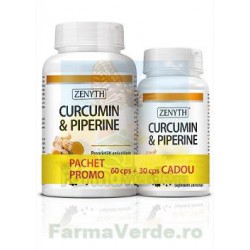 Curcumin & Piperine 500 mg 60 capsule ZENYTH PHARMA